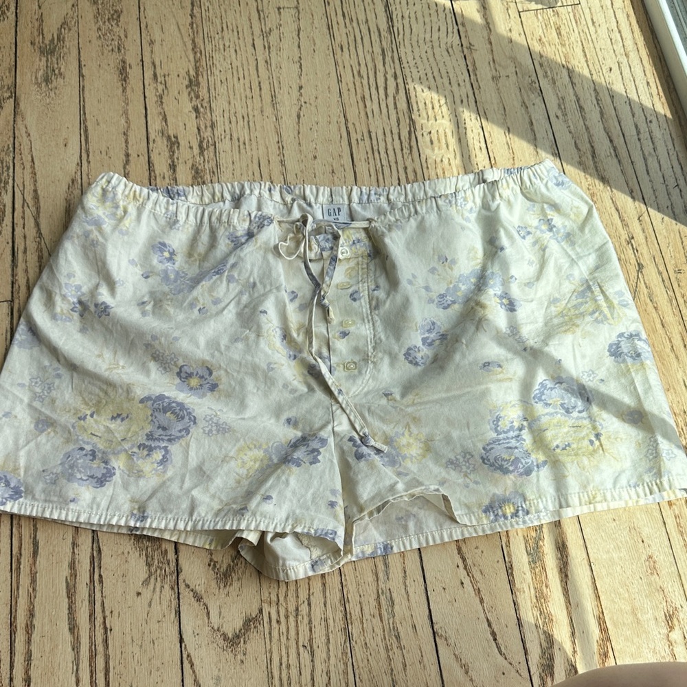 VINTAGE GAP Yellow and Lavender Cotton Shorts